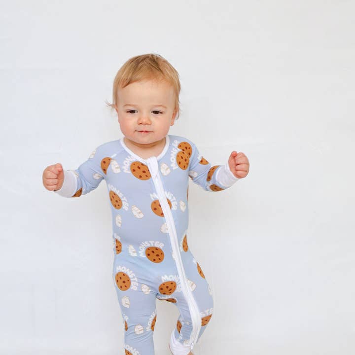 Sleepy Ducks - Wholesale Jumpsuit - Baby - Cookie Monster Baby Romper1
