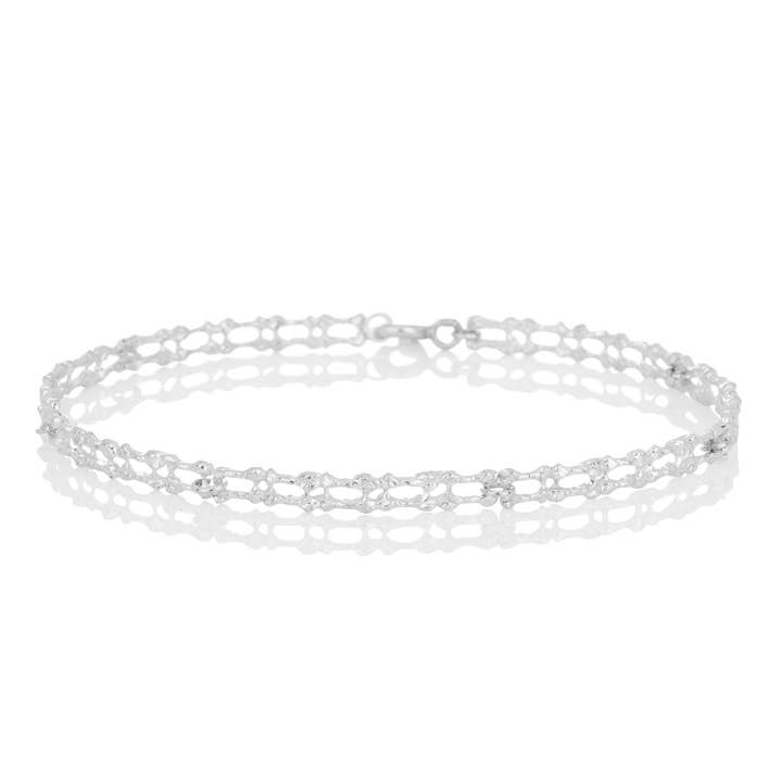 Bracciale Asterias in argento Sterling 925 per la vendita all'ingrosso da parte di AURUM by Guðbjörg