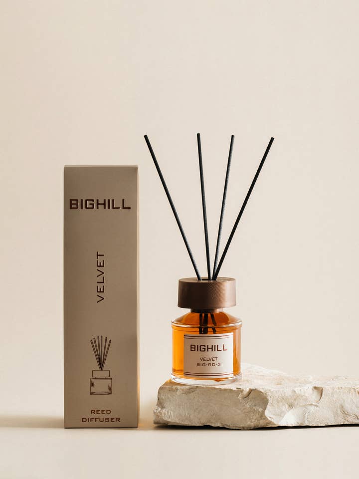 Bighill Rietverspreider Fluweel - 120 ml voor wholesale door EYFEL