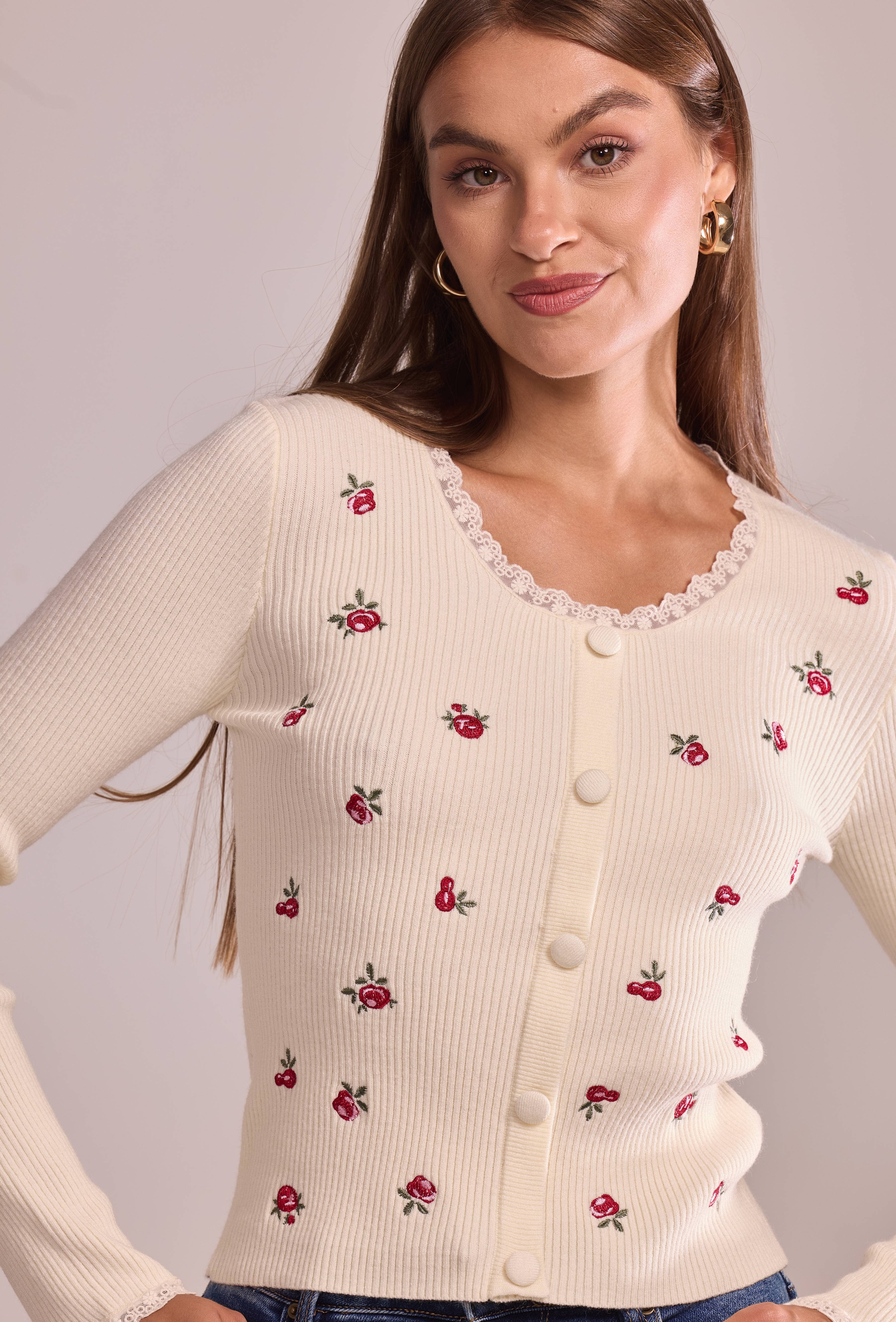 Cherry Paris - Wholesale Knit Sweater - Women's - Pull Ysée - IY257024