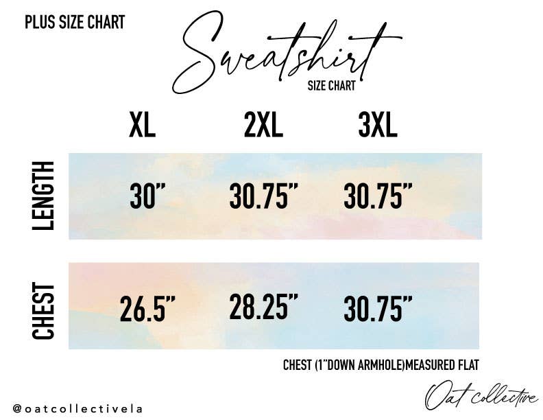 OAT COLLECTIVE - Wholesale Grafisch sweatshirt - Dames - CUSTOM FOLIE Plus Grafische Sweater17