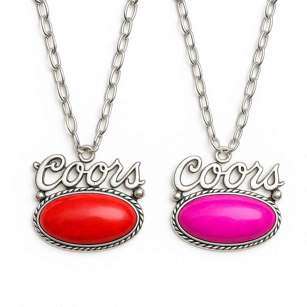 The Bling Barn - Wholesale Pendant/Charm Necklace - Western Rodeo Fashionable Howdy Summertime Necklaces2