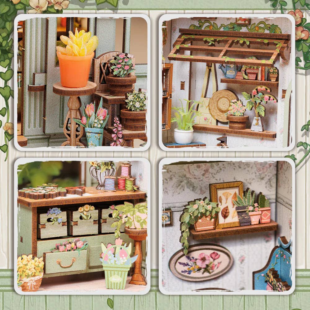 VCL CORP - Wholesale DIY Craft Kit - Champs-Élysées Florist - Book Nook CUTEBEE7