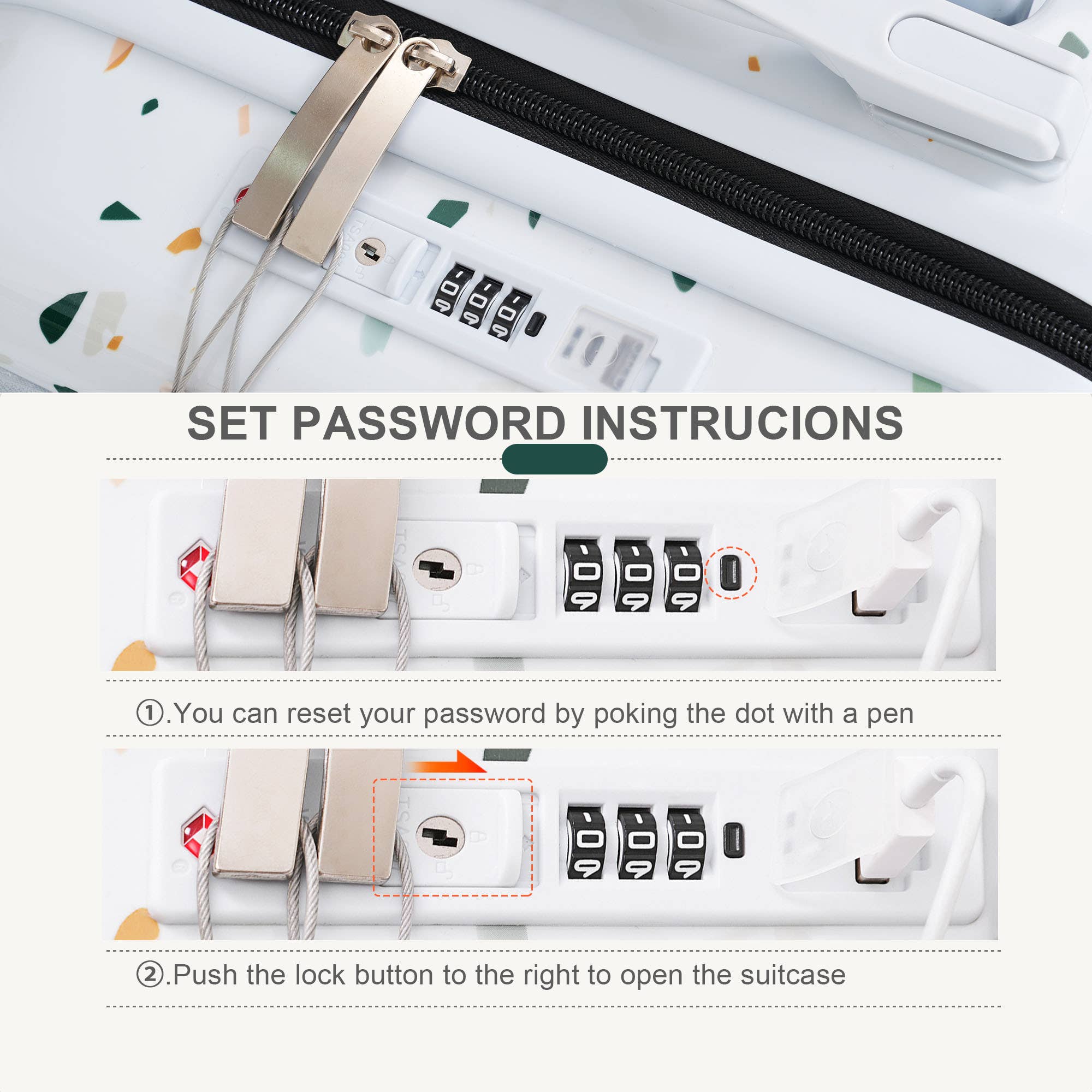 VTNG50 - Wholesale Luggage - Luggage Set of 3, 20, 24, 28inch with USB Port17
