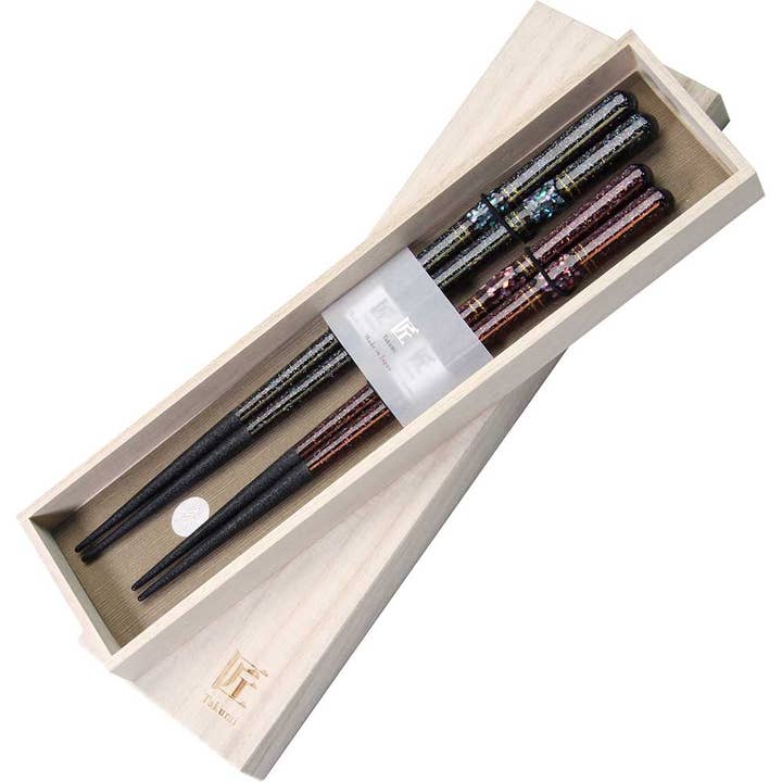 Rime Takumi Shell Wakasa Chopsticks Set for wholesale by Wholesale Chopsticks
