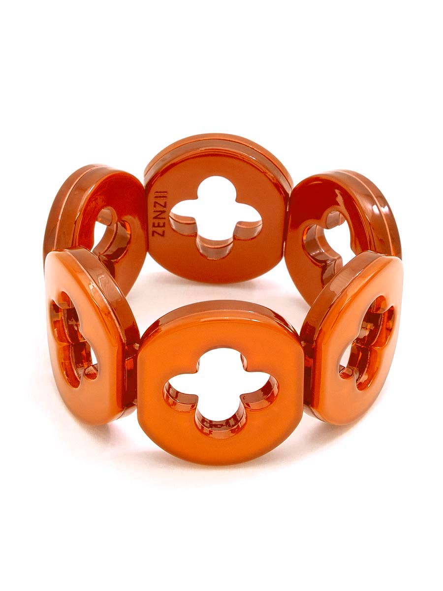 ZENZII Jewelry - Wholesale Beaded Bracelet - Resin Clover Bracelet6