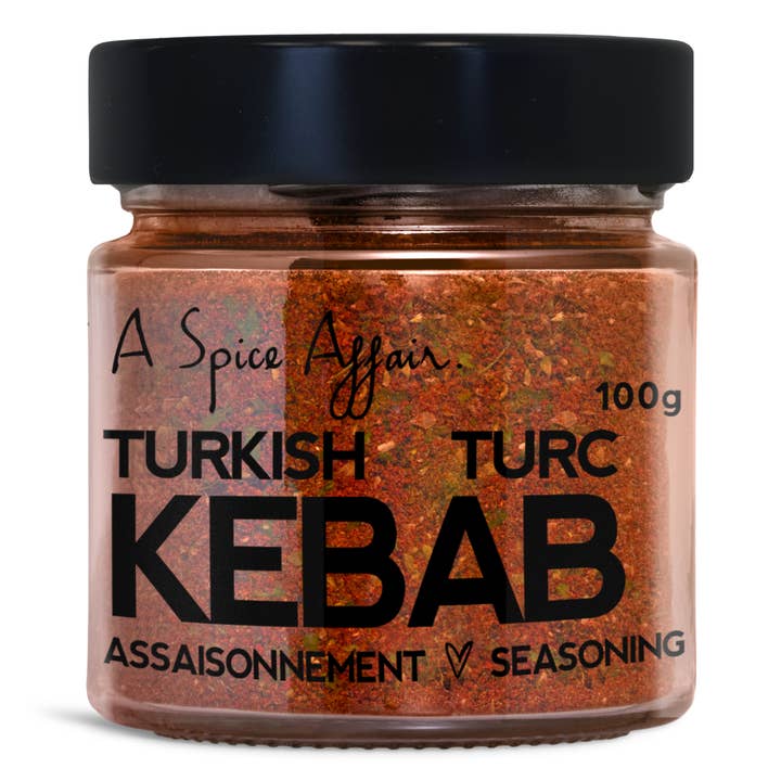 A Spice Affair - Wholesale Dried Spice Mix - TURKISH KEBAB SEASONING 100 G (3.5 oz)