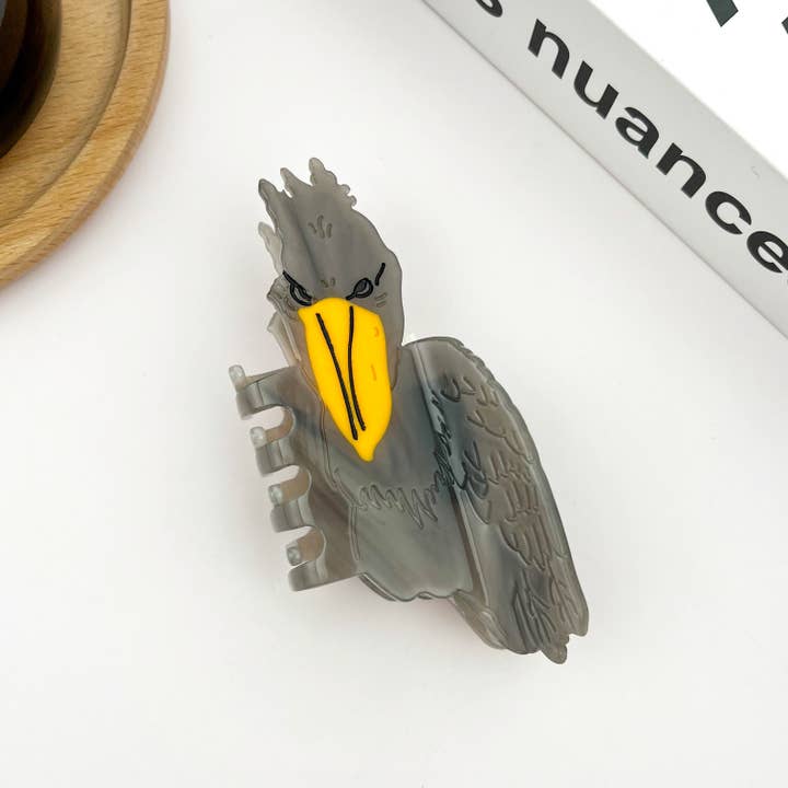 TheDivaSoap - Wholesale Hair Clip - Women's - Vulture, Shoebill & Parrot Claw Clip, Acetate Bird Hair Clip
