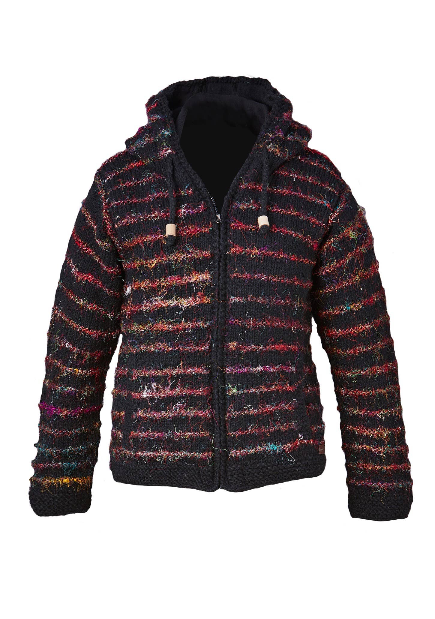 Namaste – wholesale Jacket – Unisex – Khyana Recycled Silk Mix Zip, Hood Jacket0