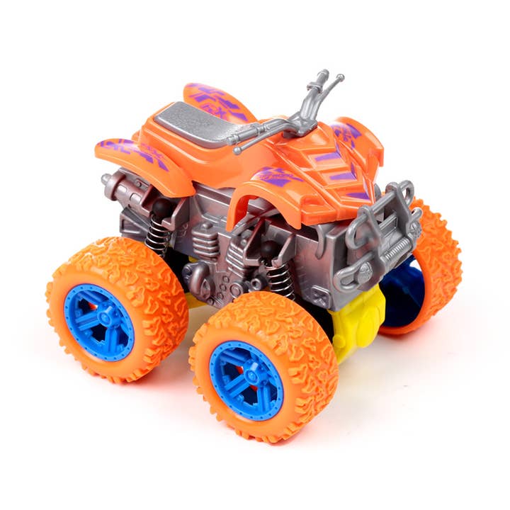 Puckator Ltd - Wholesale Classic Toy - Kids - Quad Bike 4x4 Stunt Friction Push/Pull Action Toy