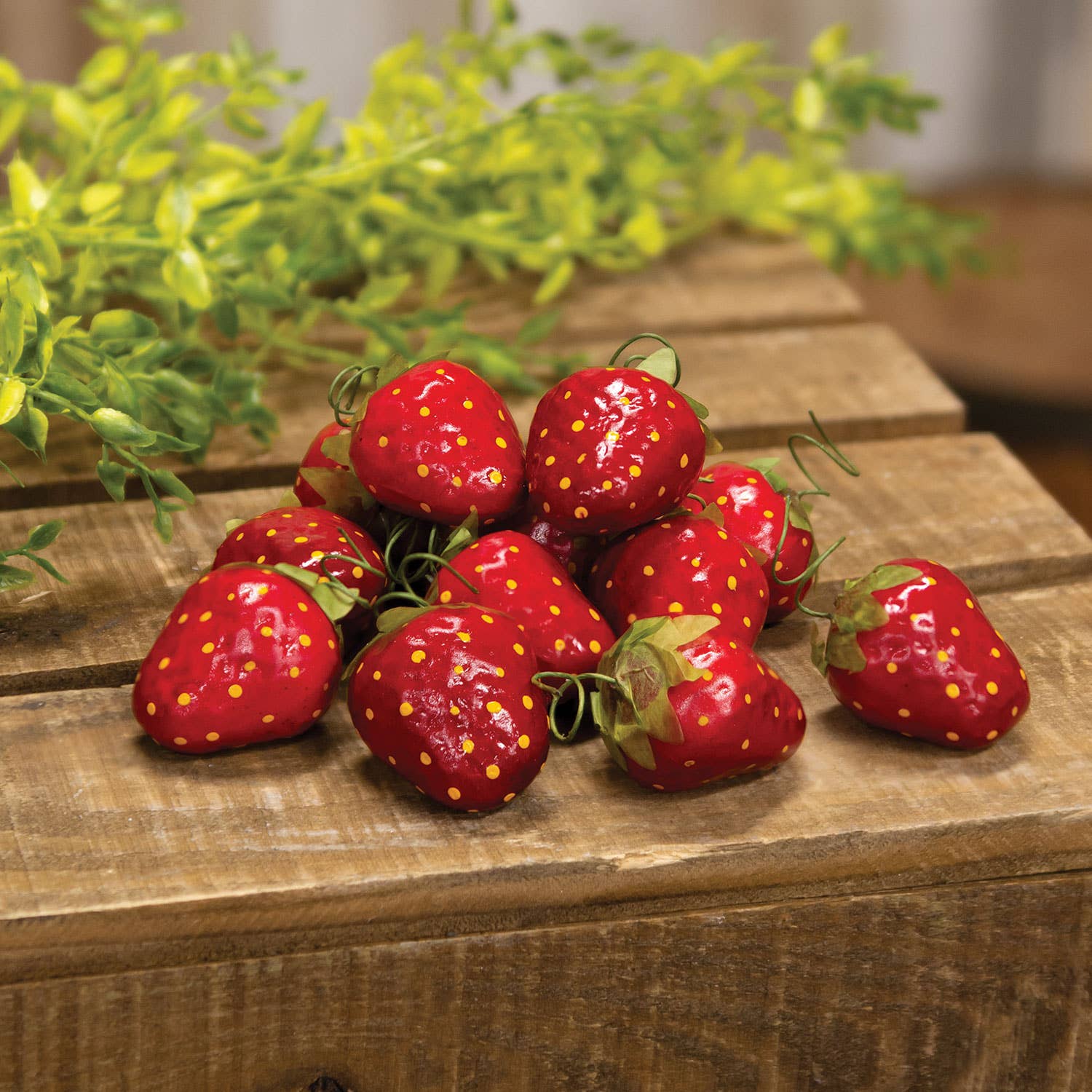 The Hearthside Collection - Wholesale Ornament - 12/Set, Strawberry Spring Foam Ornament Box1