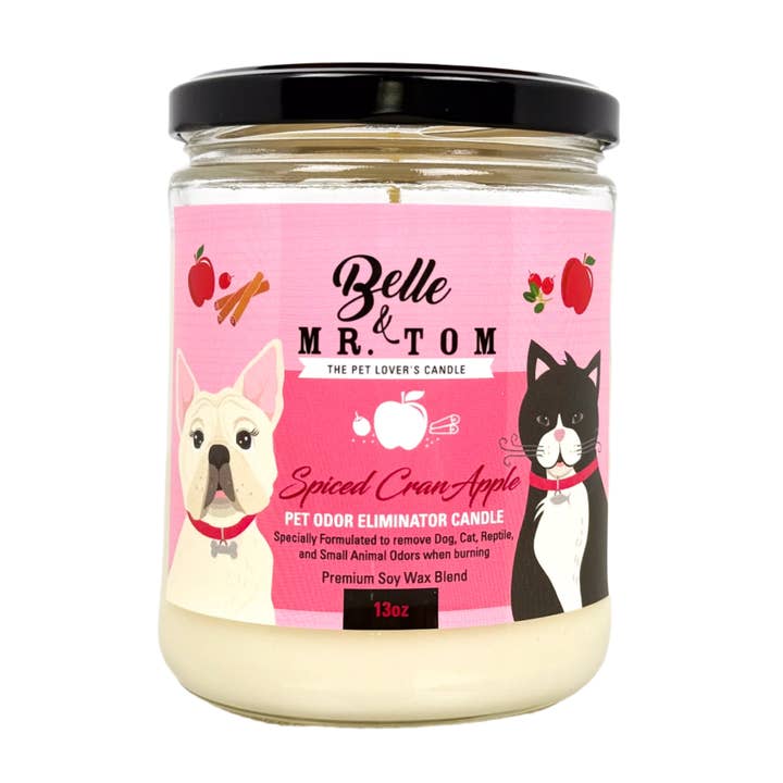 Belle & Mr. Tom - Wholesale Jar/Filled Candle - *Spiced CranApple
