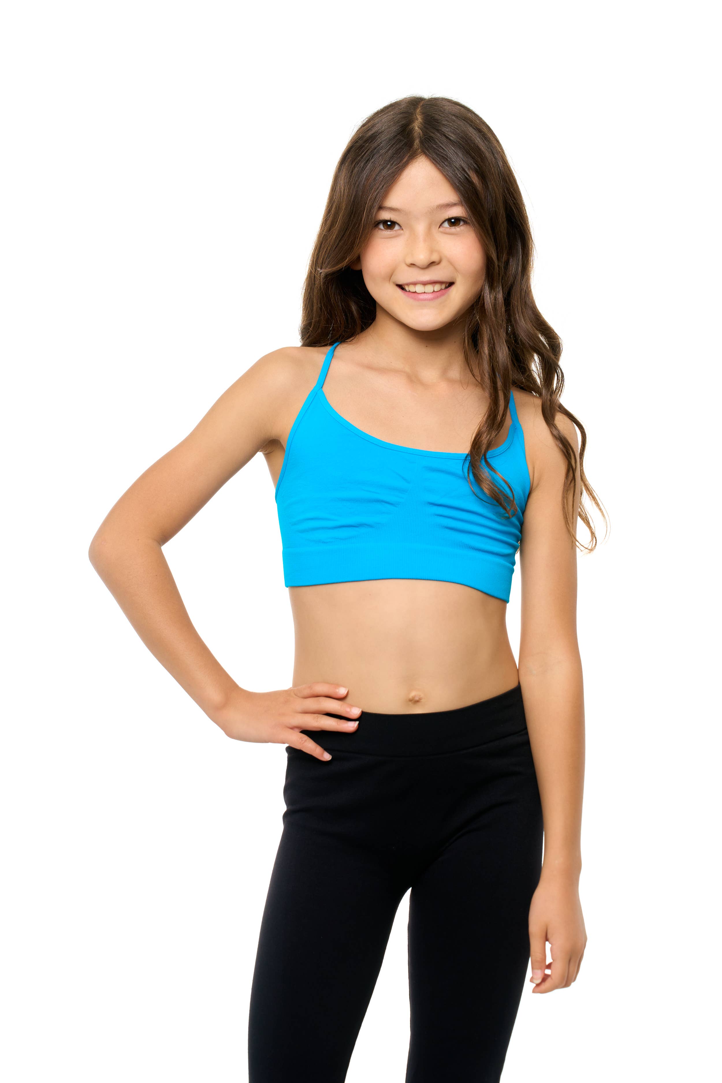 Malibu Sugar - Vendita all'ingrosso Intimo - Bambini - Reggiseno Racerback Cami Ragazze Taglia Unica16