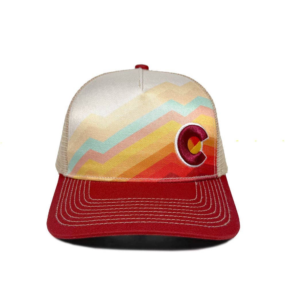 YoColorado - Wholesale Trucker Hat - Unisex - Hat - Rocky Ridge Divide Trucker1
