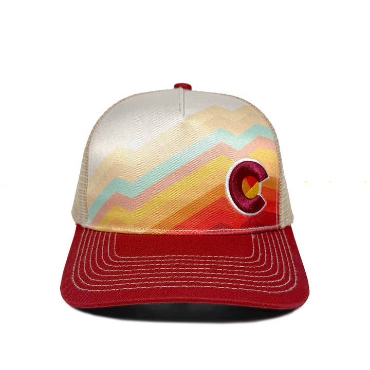 YoColorado - Wholesale Trucker Hat - Unisex - Hat - Rocky Ridge Divide Trucker1