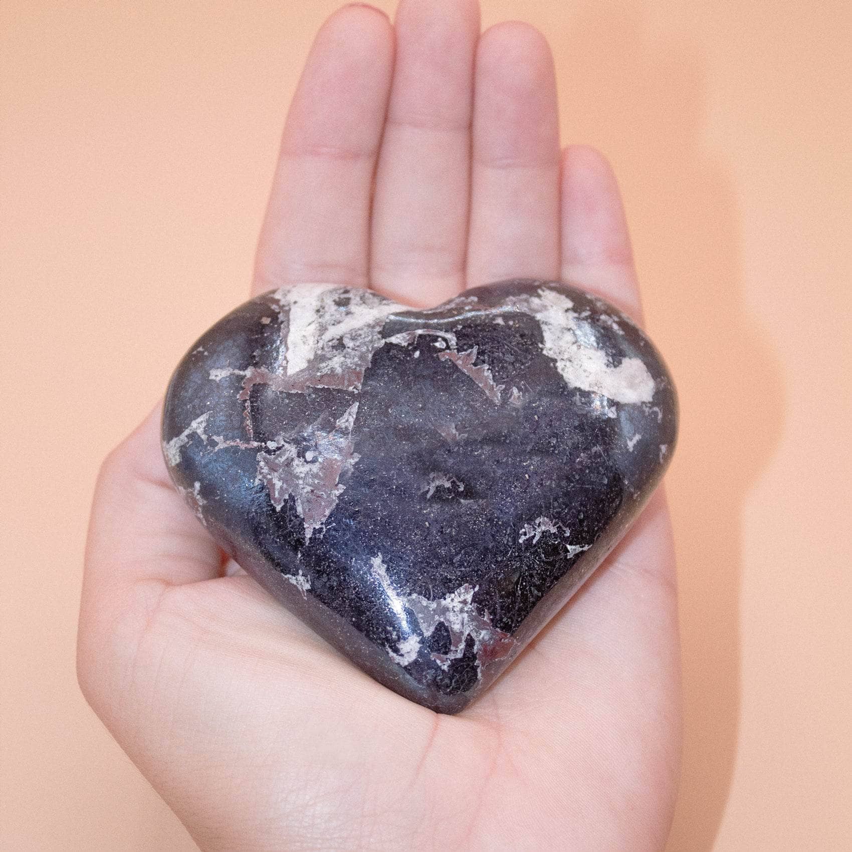 Tiny Rituals - Wholesale Spiritual Stone/Crystal - Rare Covellite Hearts - AAA Premium Quality15