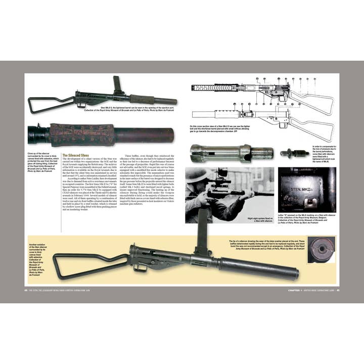 Schiffer Publishing - Wholesale History & Geography - The Sten: The Legendary World War II British Submachine Gun4