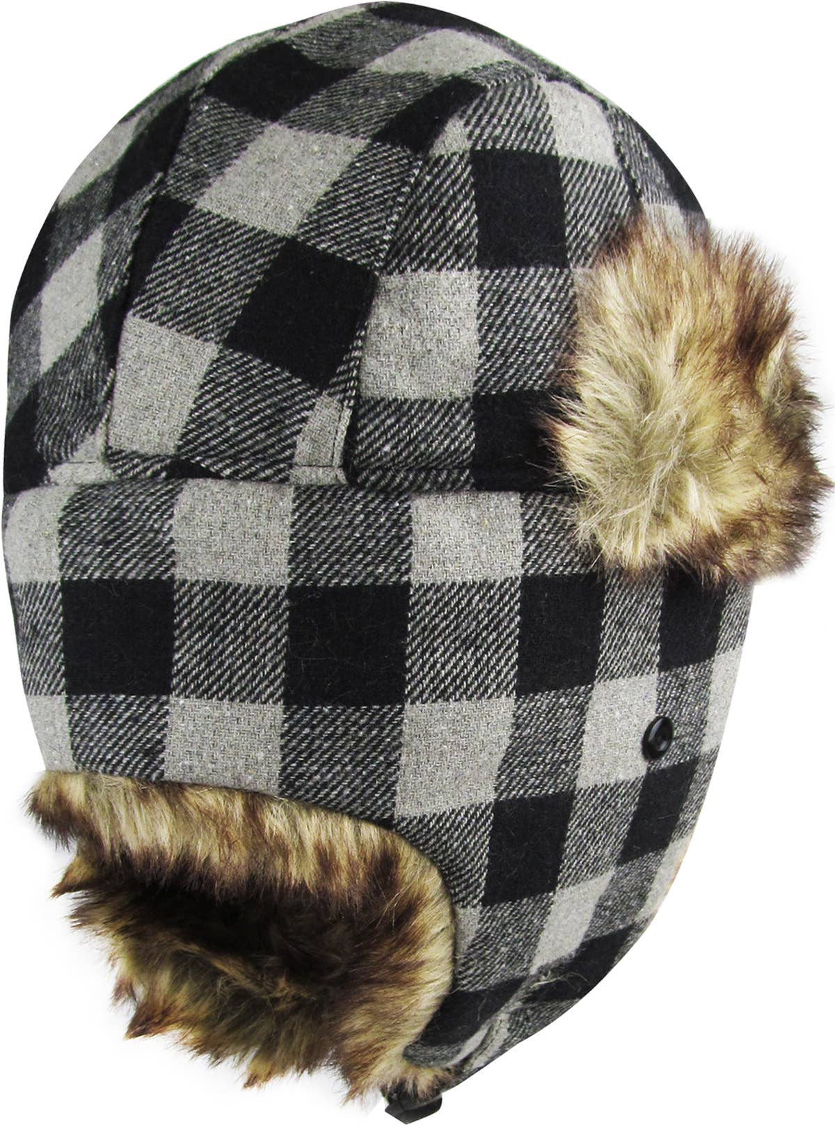 KBETHOS - Wholesale Trapper/Bomber Hat - Unisex - Buffalo Plaid Trapper3