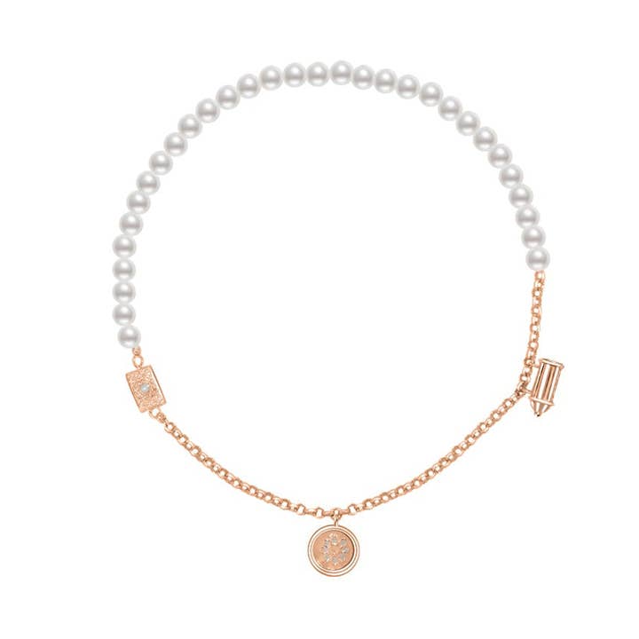 Asian Civilisations Museum Freshwater Pearl Necklace WN00215 | New Yorker Collection for wholesale by PEARLY LUSTRE