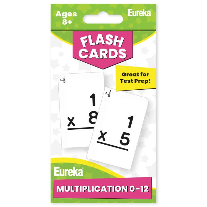 Eureka School Products - Wholesale Learning Cards - Kids & Baby - Multiplication Flash Cards