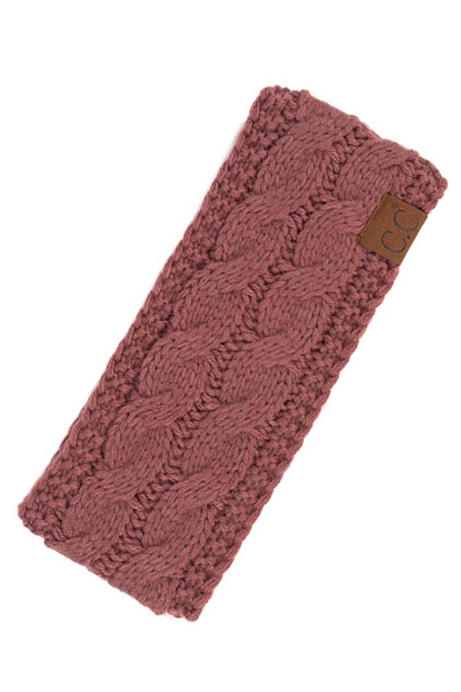 Hana - Wholesale Fashion Headband - Women's - C.C Cable Knit Solid Headband7