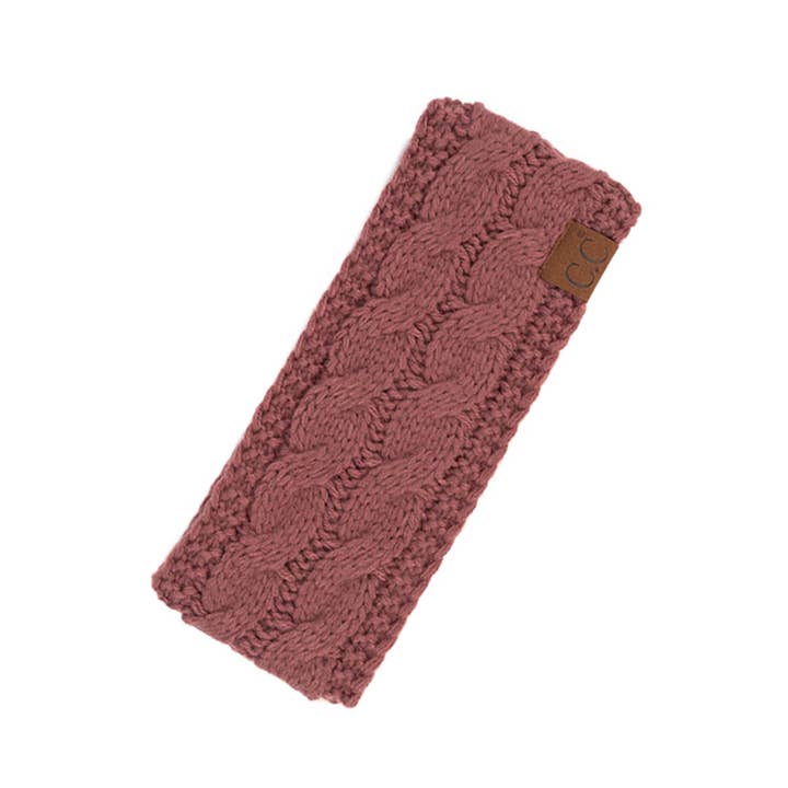 Hana - Wholesale Fashion Headband - Women's - C.C Cable Knit Solid Headband7