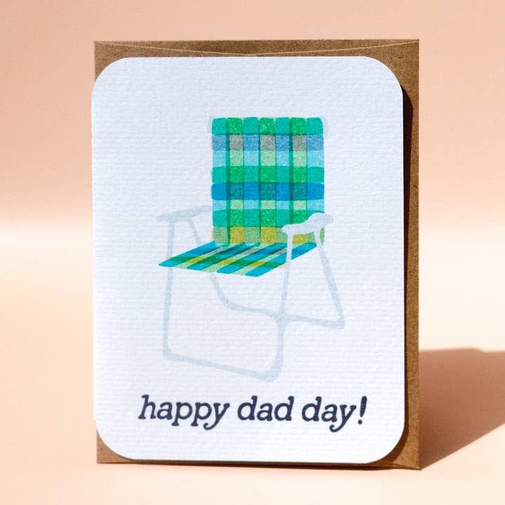 Happy Dad Day Card for wholesale by Paper Chain Studios