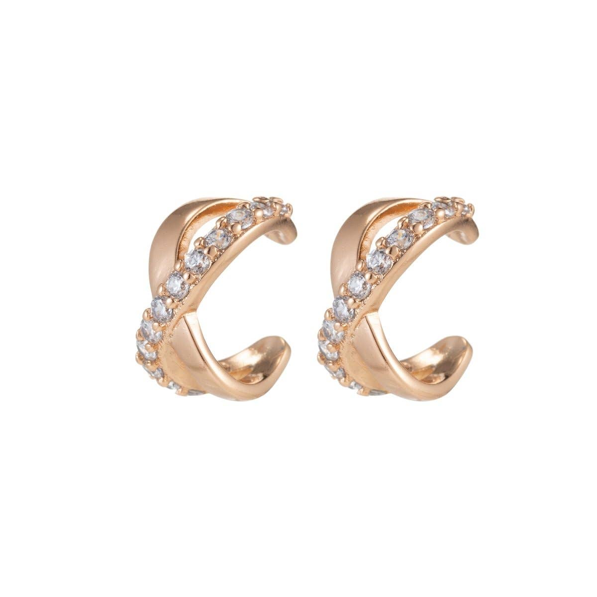 Aim Eternal - Wholesale Cuff/Wrap Earrings - Gold Ear Cuff earring Cartilage Ring, No Piercing, Cartilage Earcuff, Fake Helix Piercing, Clip on Cuff, Cartilage Hoop, Cartilage cuff, AI-0570