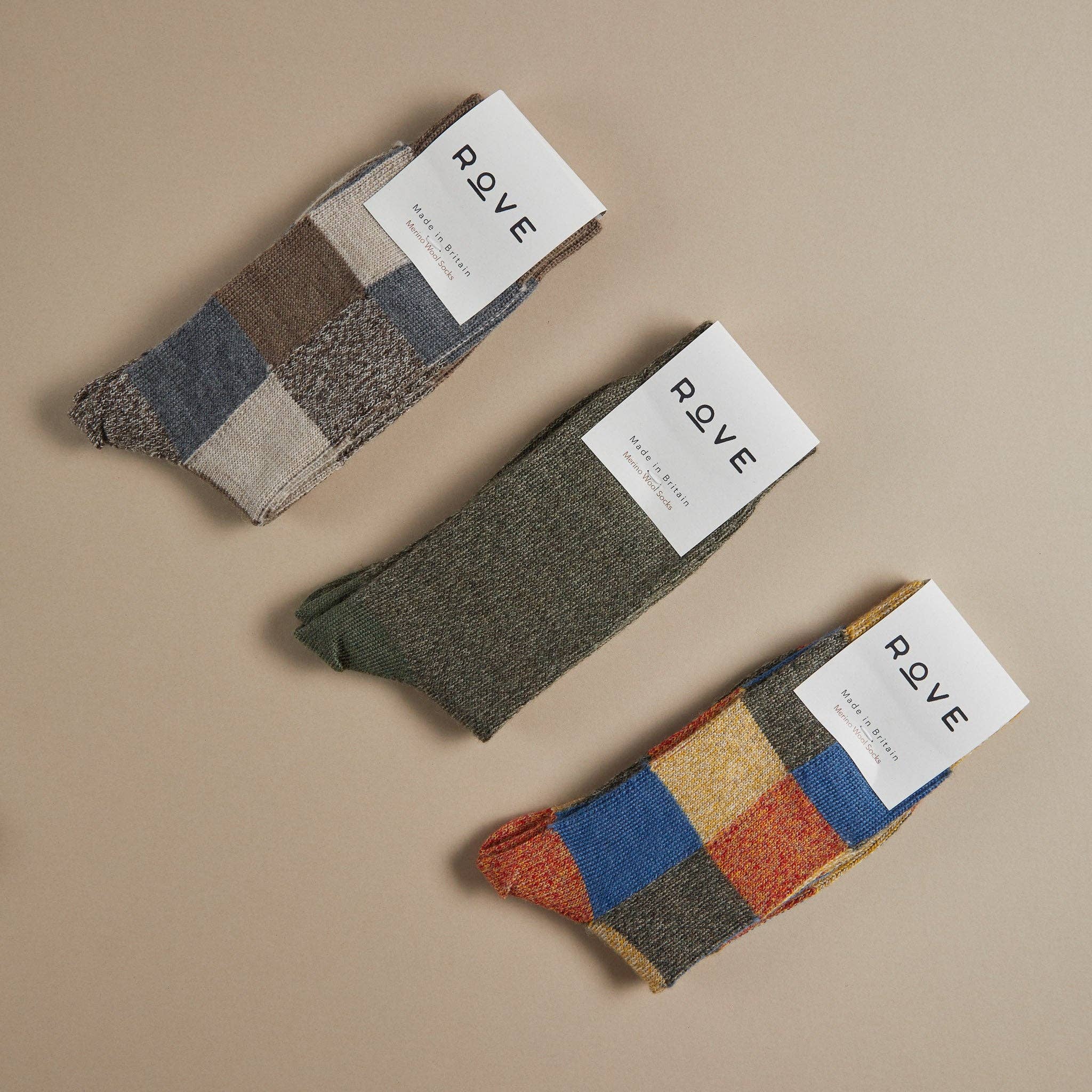 ROVE Knitwear – wholesale Socks – Unisex – Fine Merino Wool Socks | Earth Patchwork4