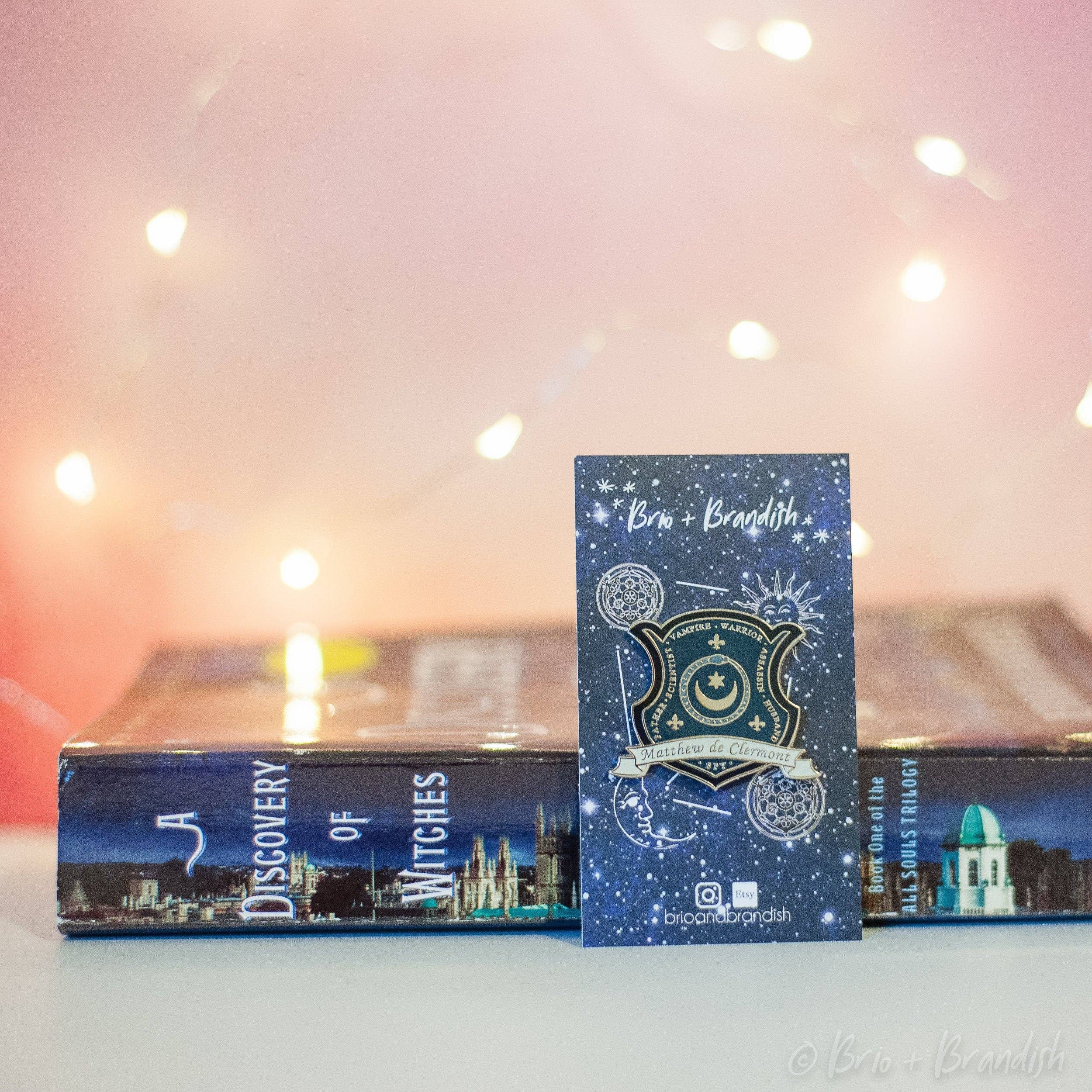 Brio + Brandish - Wholesale Lapel Pin/Button - Matthew de Clermont Enamel Pin3