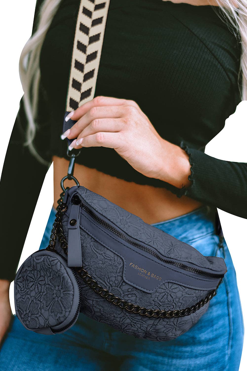 Suhkasana - Vendita all'ingrosso Borsa a tracolla - Donna - Borsa a tracolla con tracolla Colorblock con portamonete25