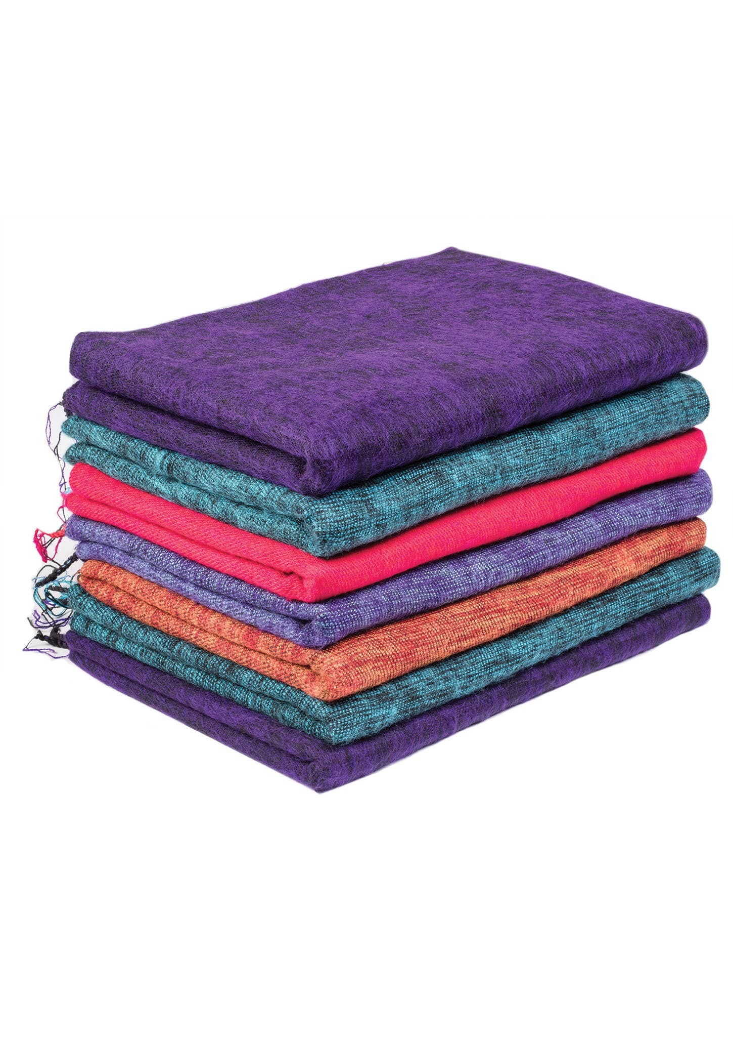 Namaste – wholesale Throw blanket – Yak Wool' Brushed Woven Shawl/Throw/Blanket