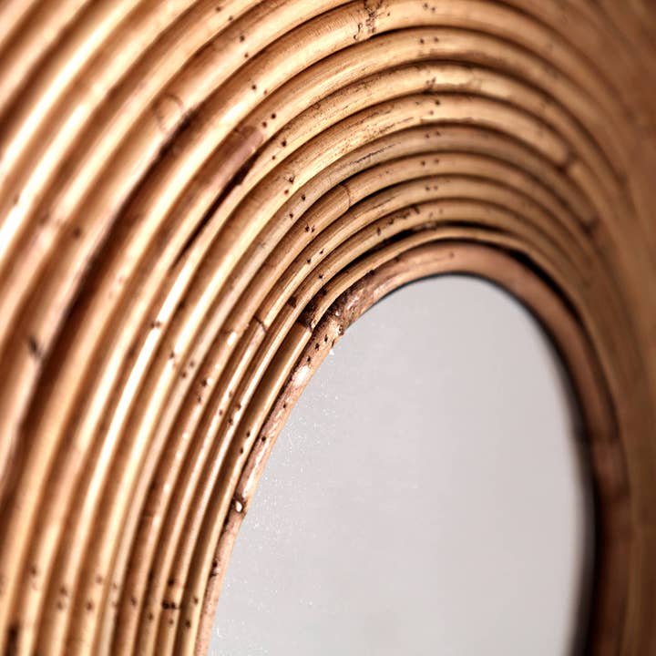 Kodu Home Design - Wholesale Wall Mirror - Mirror, Bamboo, in Natural Color, 72x8x64cm2