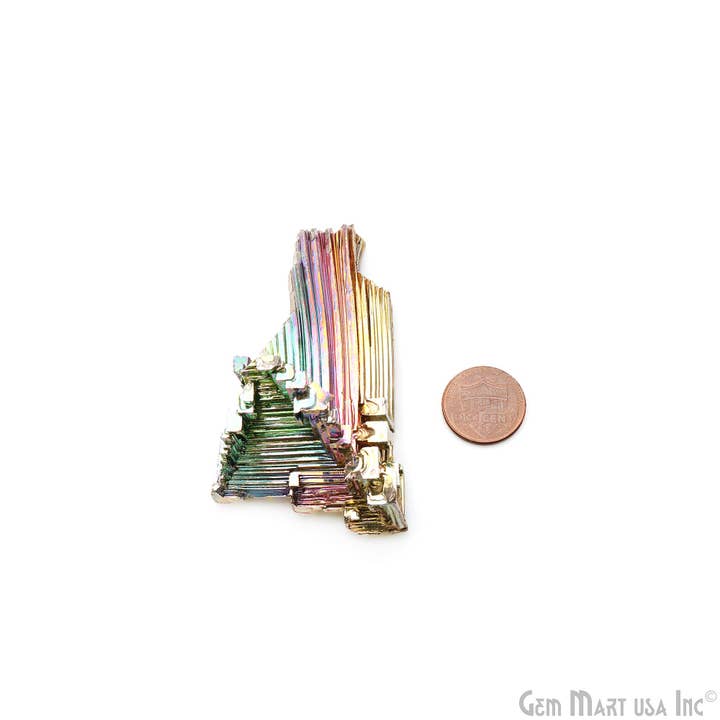 GemMartUSA - Wholesale Spiritual Stone/Crystal - Bismuth Crystal Rainbow XXL Specimen Mineral Decor Rock1