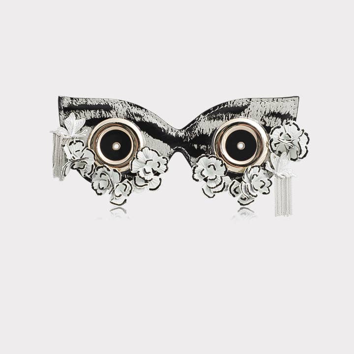 Bag Accessory- Detachable Mask- Black-eyed Susan for wholesale by WANACCESSORY