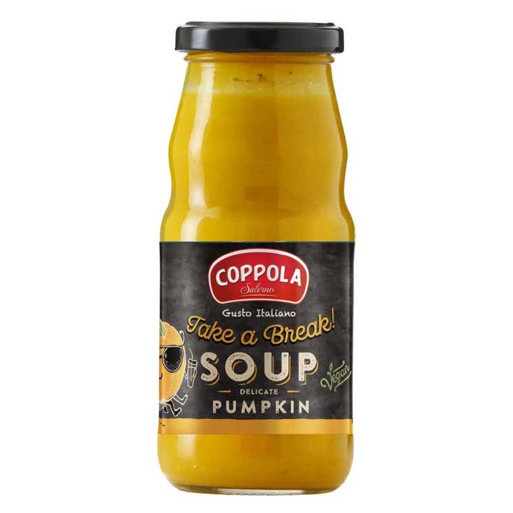 Coppola Take a Break! Soup with Pumpkin, Carrots and Turmeric (350g) for wholesale by Gourmica