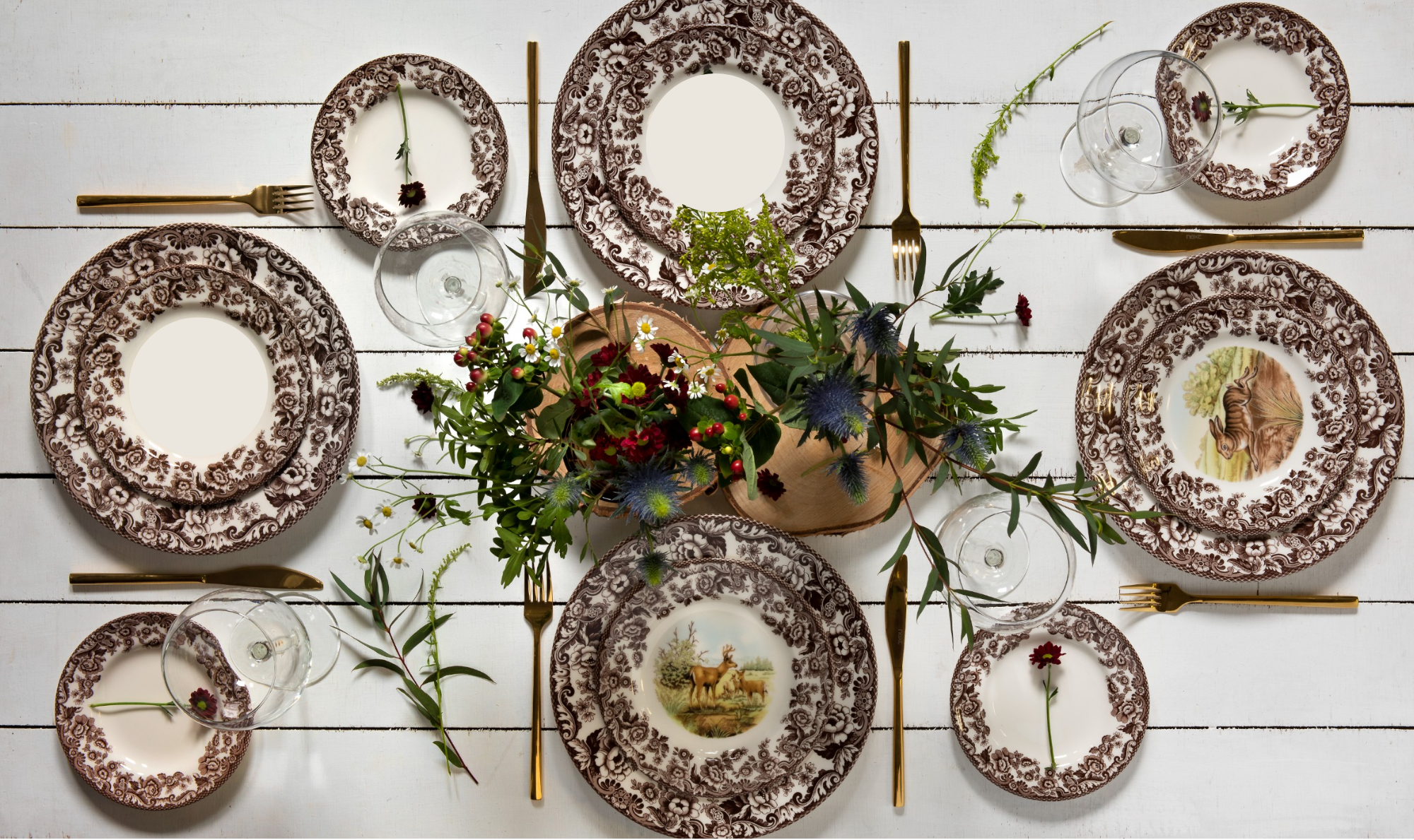 Portmeirion, Spode, Pimpernel, Nacthmann, Wrendale Designs - Wholesale Dinner Plate - Spode Delamere Dinner Plate2