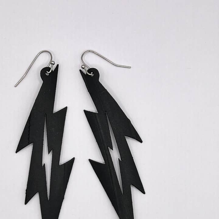 ABD Culture - Wholesale Dangle Earrings - Lightening Bolt Rubber Earring0
