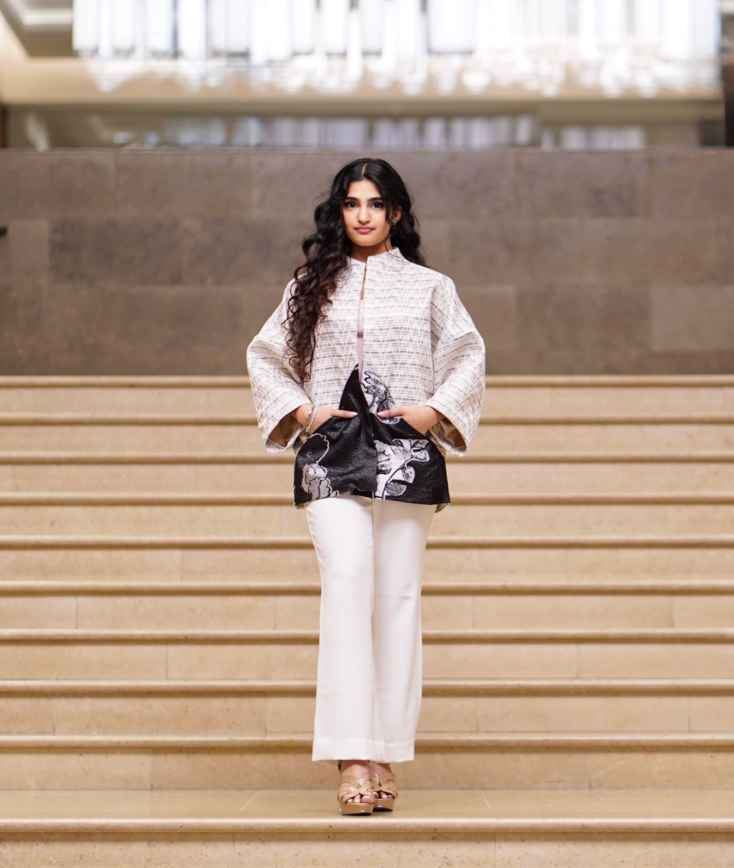 The House of Magsarili - Wholesale Coat - Women's - The Mending Collection---> Coat No. 2 'Hidden'1