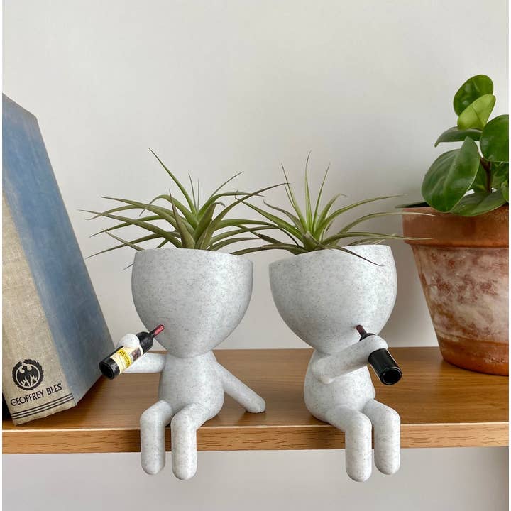 3DCustomPrintsUS - Wholesale Planter Box - Wine O’Clock People Planter