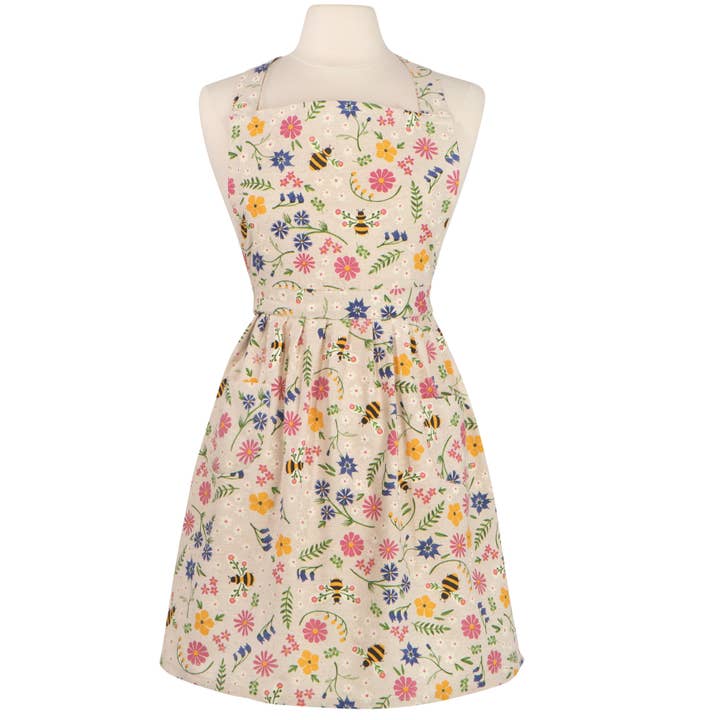 Bee Garden Classic Apron for wholesale by Now Designs by Danica