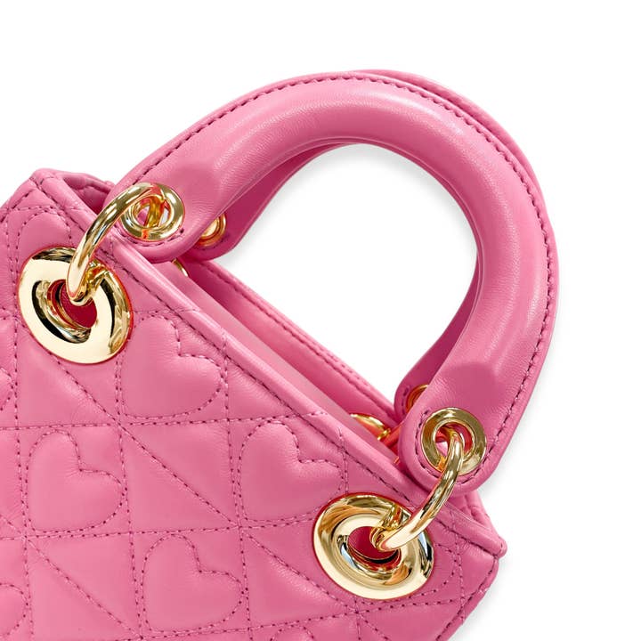 Doe a Dear - Wholesale Crossbody Bag - Kids - B1381 Heart-Quilted Bag (5 Colors)3