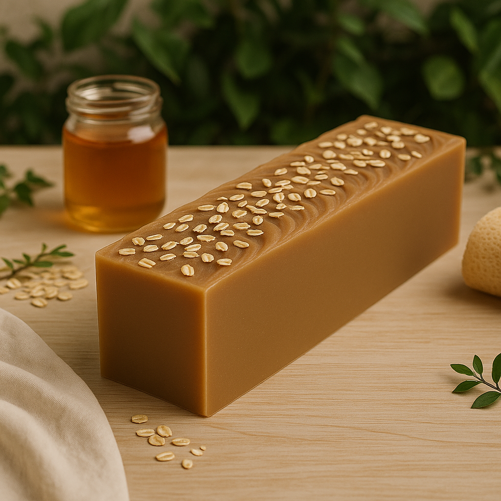 DeShawn Marie Soap Boutique - Wholesale Bar Soap - Honey Oat 3.5 LB Soap Loaf1