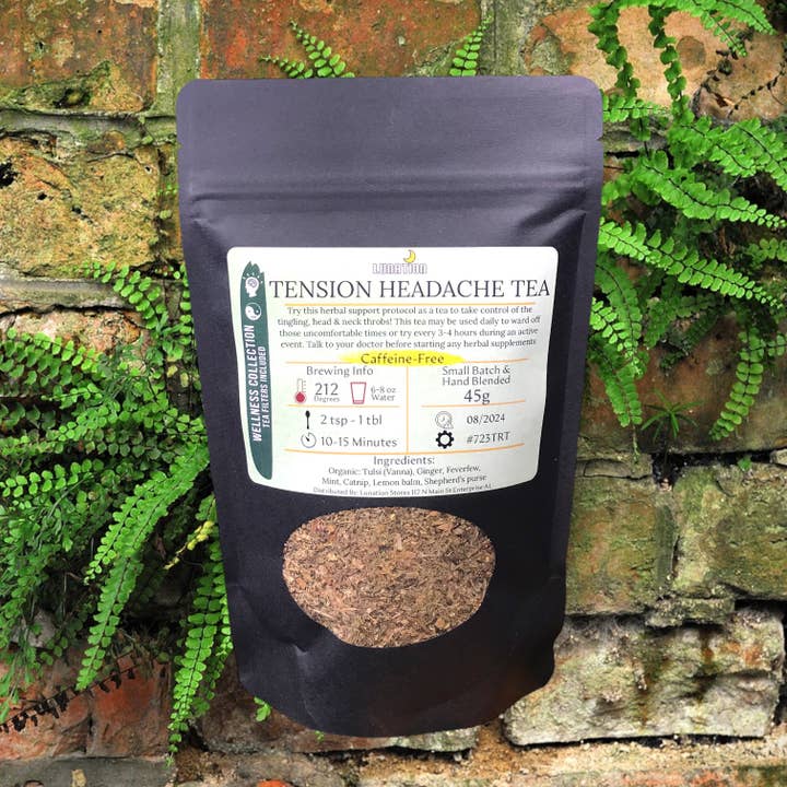Tension Headache Relief Wellness Tea for wholesale by Lunation Stores