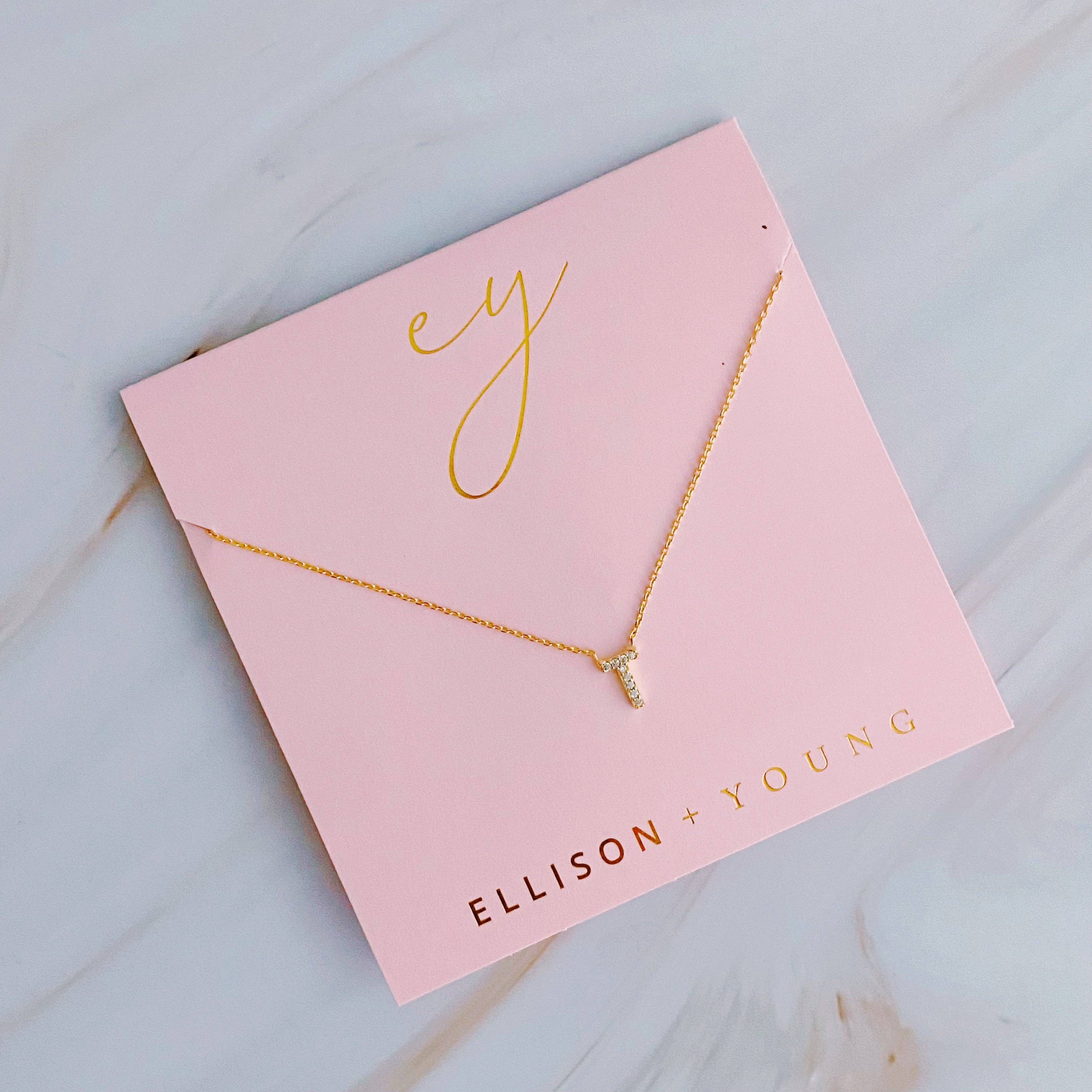 Ellison+Young - Vente Colliers à pendentif - Collier initial Understated Beauty14