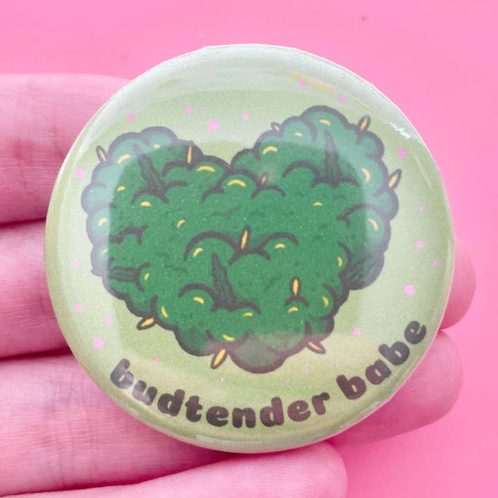 Budtender Babyknopf 1,75" für den Großhandel von lilxbun