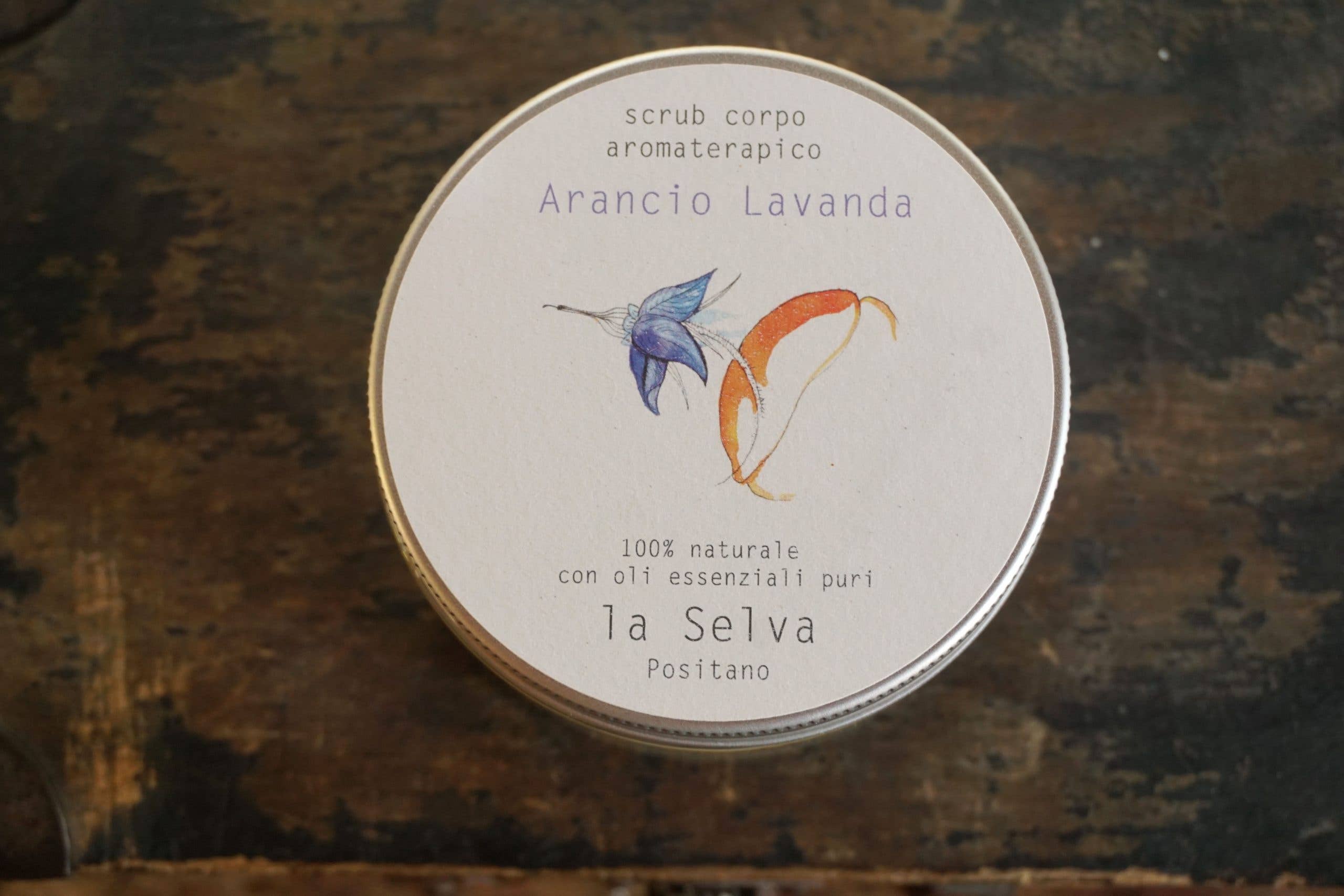La Selva Positano Cosmetici Naturali - Vendita all'ingrosso Scrub/esfoliante per il corpo - SCRUB CORPO ARANCIO E LAVANDA3