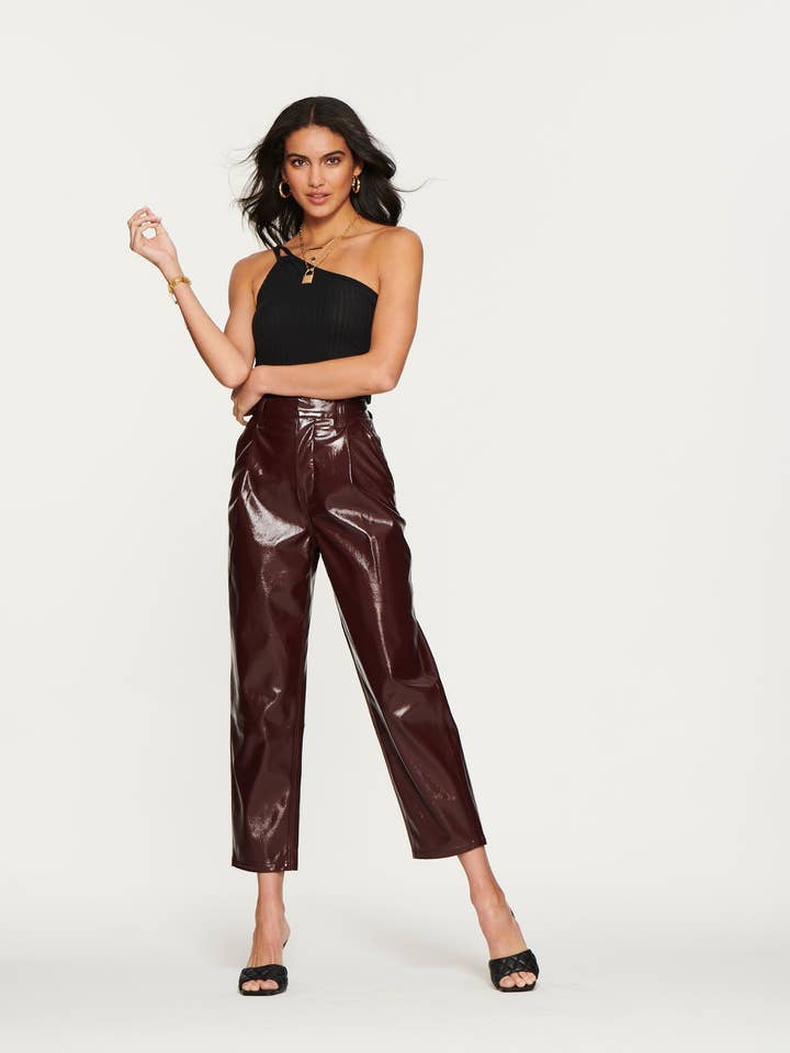 UNreal Patent Leather Trouser for wholesale by Blue Revival