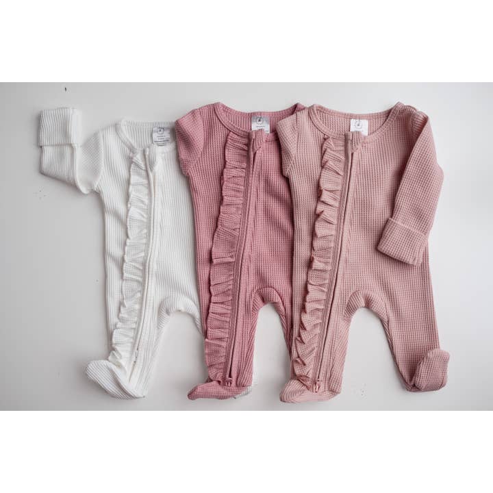SK Blanks - Wholesale Jumpsuit - Baby - Waffle Footie3