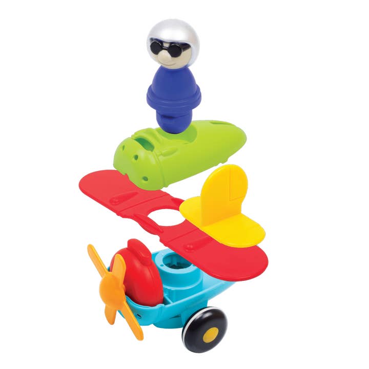 World Roller Toys - Wholesale Toy Plane - Kids - Funskool Giggles Build & Play Airplane 6